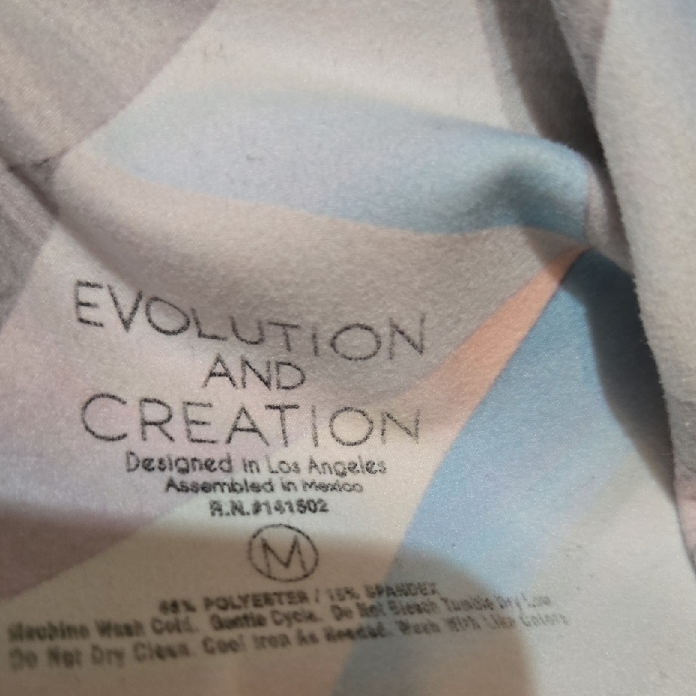 Evolution and Creation Geometric Track Pants - Mu… - image 3